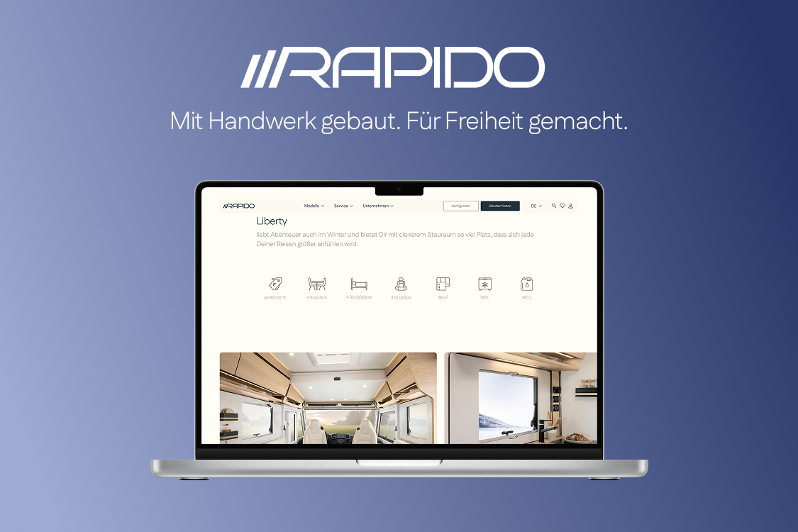 Rapido Reisemobile redesign project by Damla Gedikli