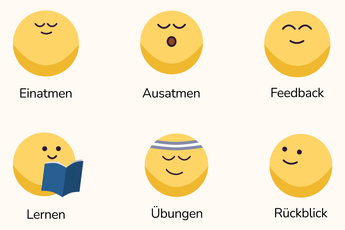 Atemübungen und Tagebuch